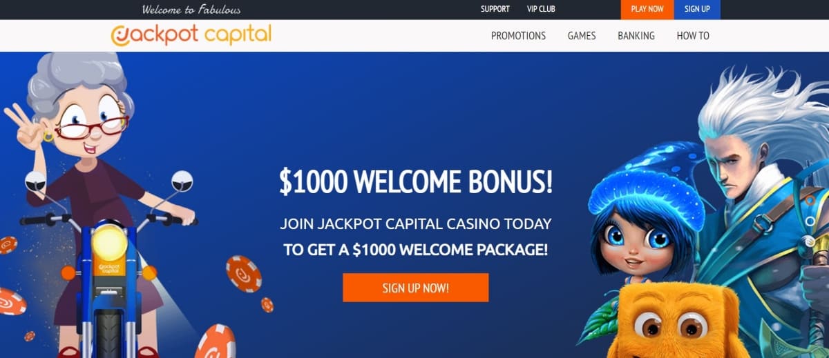 Jackpot Capital Casino Bonus