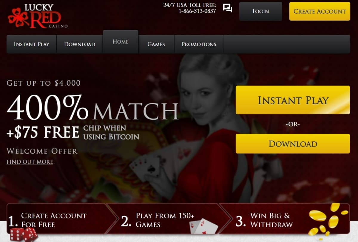Lucky Red Casino Bonus