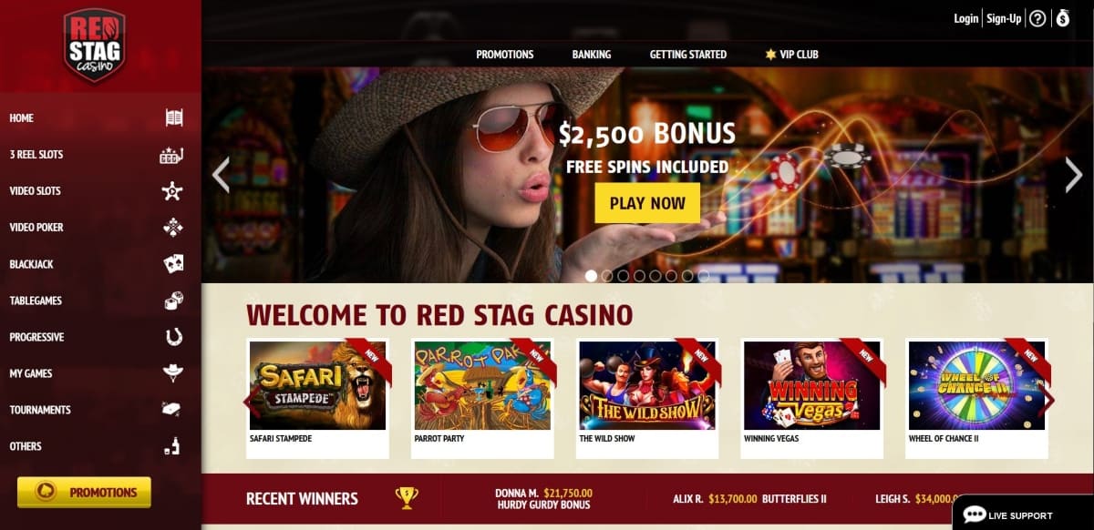 Red Stag Casino Bonus