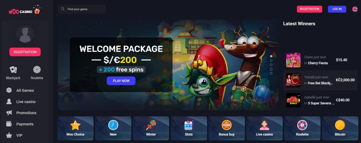 Woo Casino Bonus