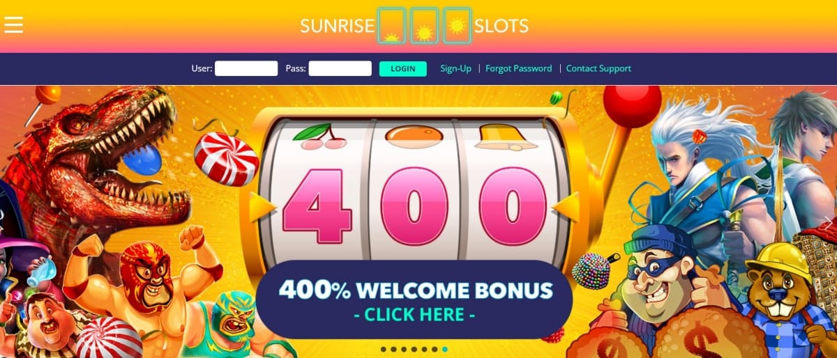 Sunrise Slots Casino Bonus