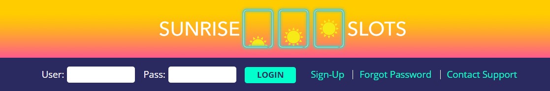 Sunrise Slots Casino Login