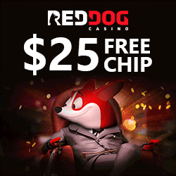 Red Dog Casino Bonus 25$ Free Chip