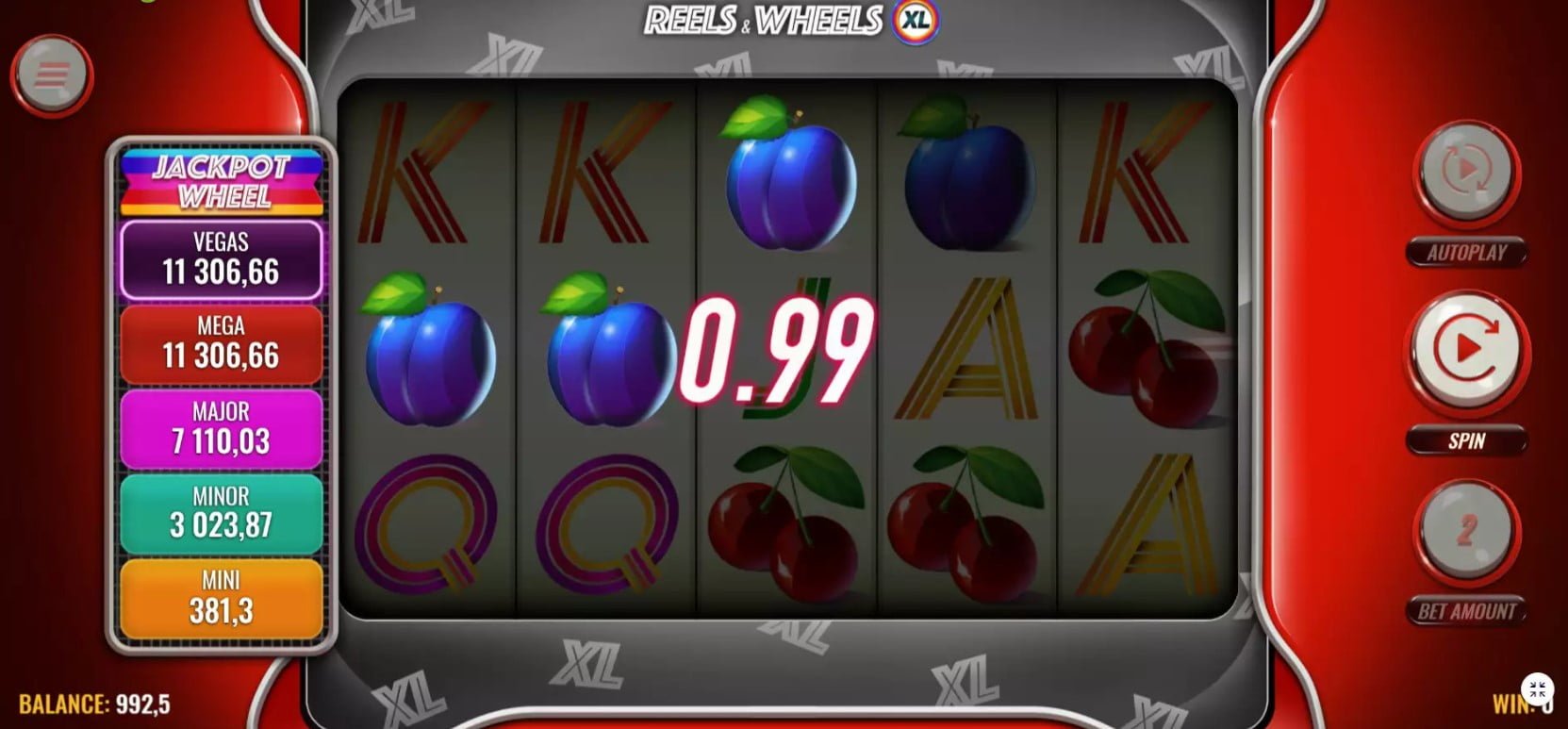 Reels & Wheels XL Slot