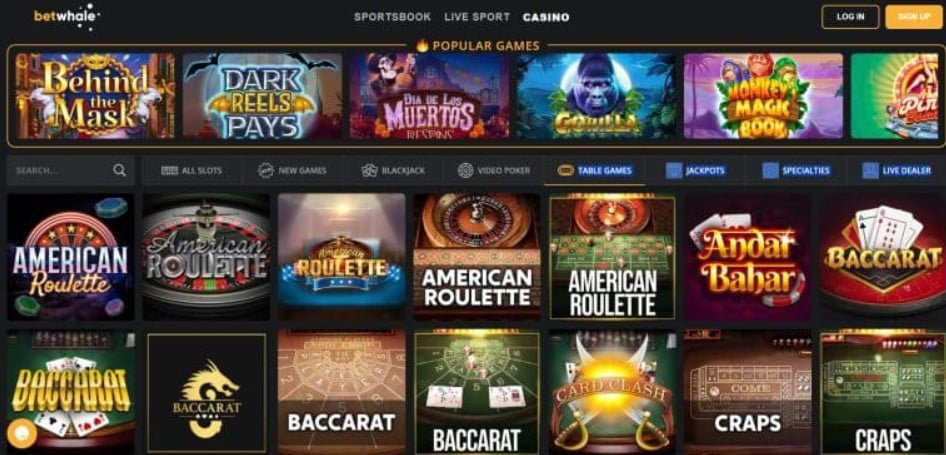Online Casino Betwhale 5